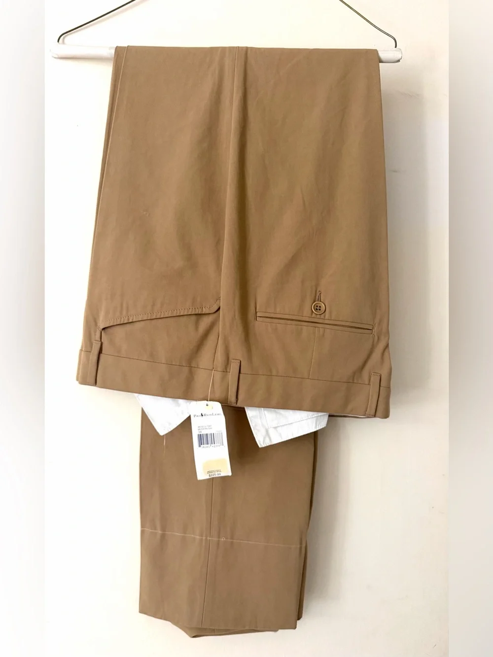 Vintage NWT Polo Ralph Lauren Men's Khaki Pants 90’s Italy 34